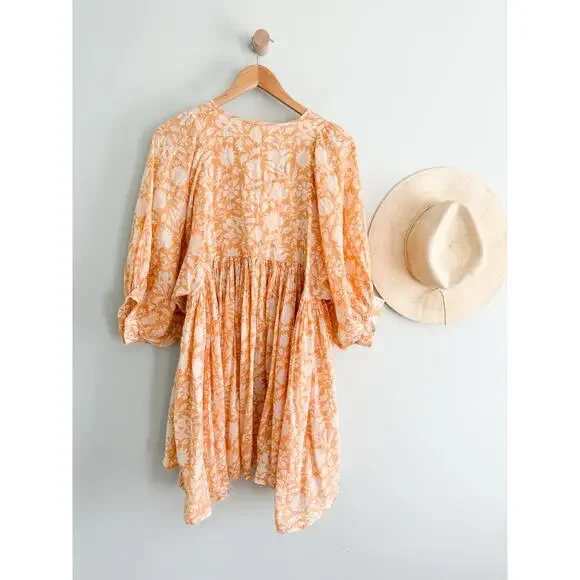 Daughters of IndiaKyra Mini Dress in TangerineSz S